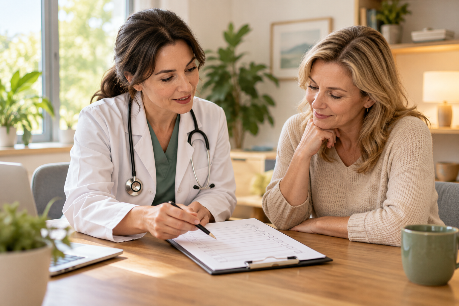 건강정보 정리에 관한 AI 설명용 이미지